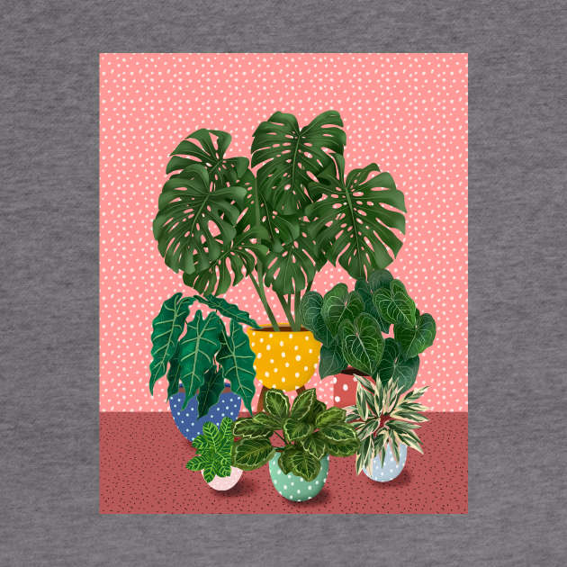 Colourful House Plants 3 by Gush Art Studio 1